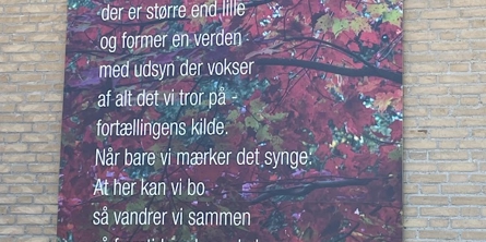 Foto af poesiværket "Stille mirakler"