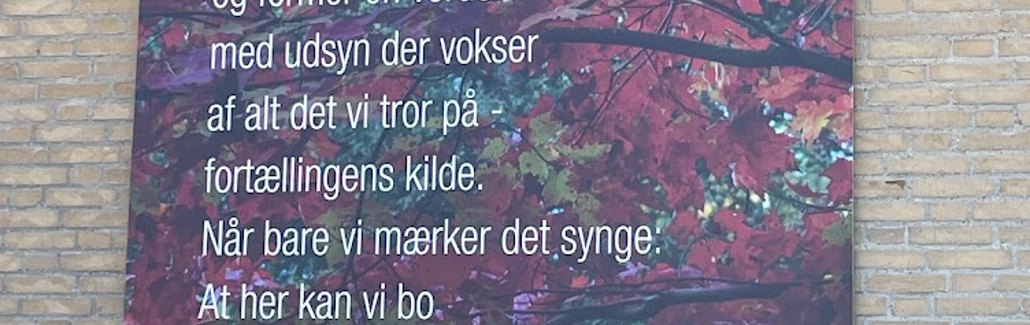 Foto af poesiværket "Stille mirakler"