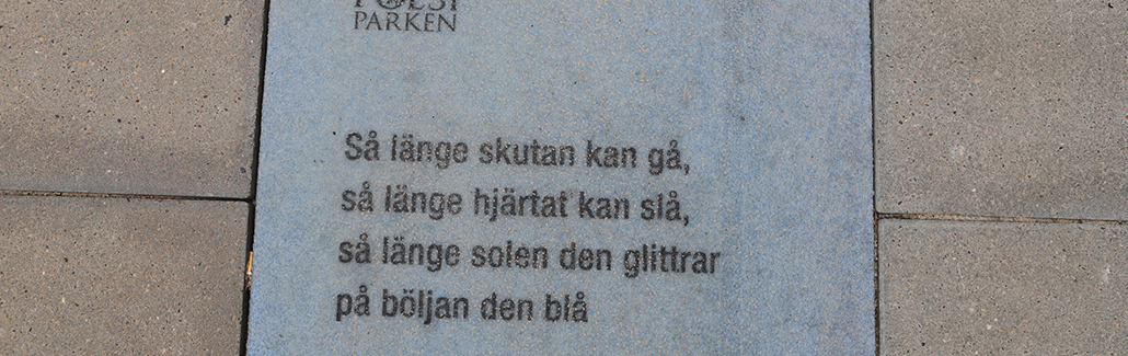 Svensk flisepoesi "Så länge skutan kan gå
