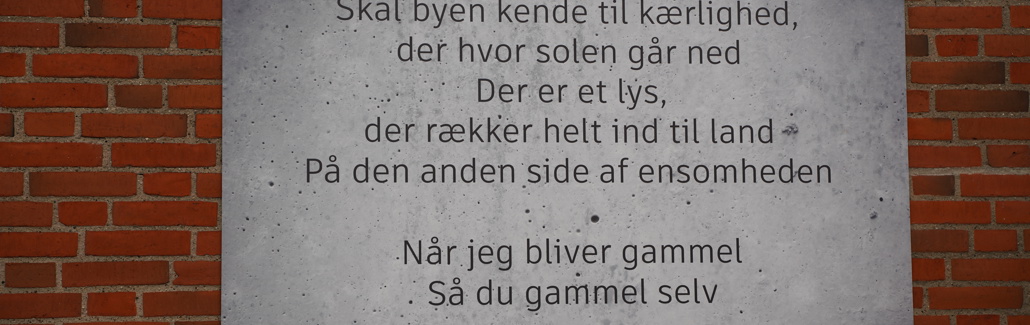 Foto af værket" Når jeg bliver gammel"