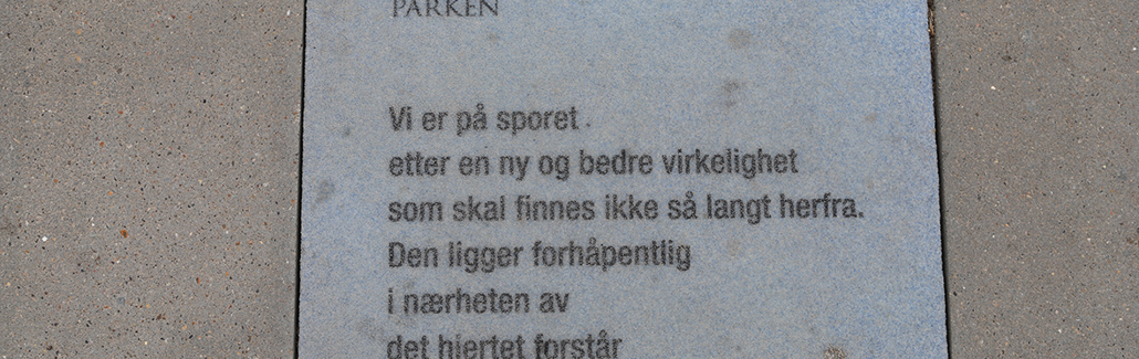 Flisepoesi "Vi er på sporet"